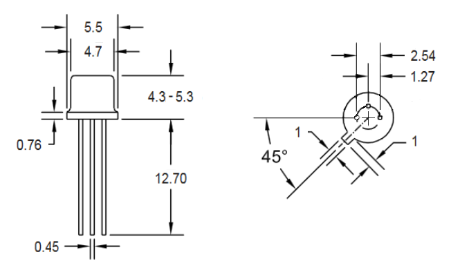 Чертёж корпуса ТO-18