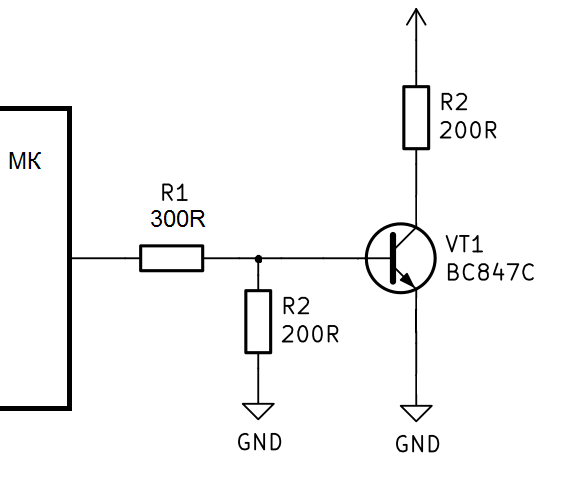 Схема ускорение выключения транзистора