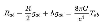 Улучшенное уравнение ОТО Эйнштнейна в современной записи.