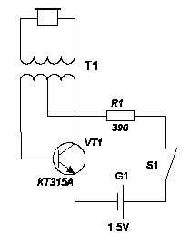 Простейший генератор звуковой частоты