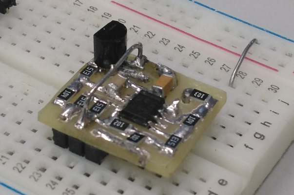Макетка с генератором на LM358