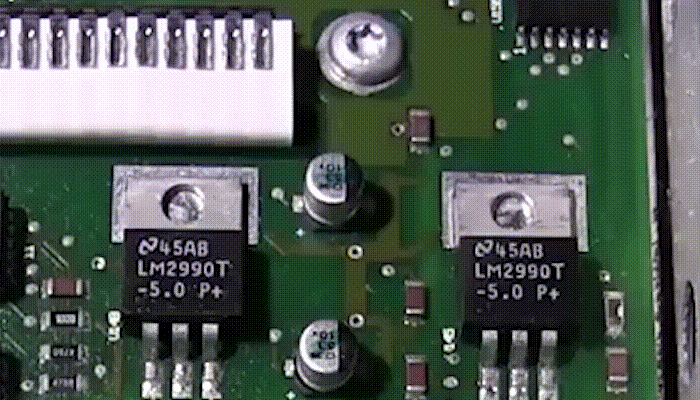 Удаление твердотельных электролитических конденсаторов без пайки