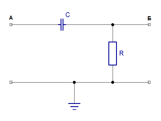 Применение разделительного конденсатора